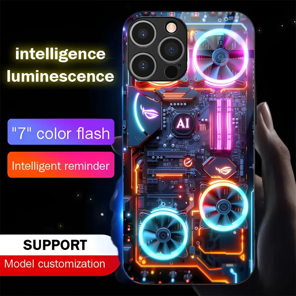 So Cool Chip Fan Pattern Led Light Phone Case Call Flash Glitter Cover For iPhone Air 17 E 16 E 15 14 13 12 11 Pro Max Plus
So Cool Chip Fan Pattern Led Light Phone Case Call Flash Glitter Cover For iPhone Air 17 E 16 E 15 14 13 12 11 Pro Max Plus