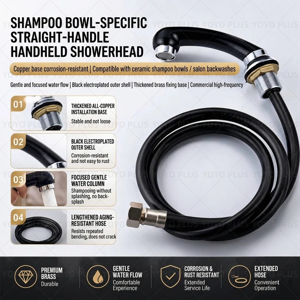 1.2m Handheld Shower Head Hose Set Washbasin Faucet Hair Washing Parts Salon Shampoo Bed Accessories Shower
1.2m Handheld Shower Head Hose Set Washbasin Faucet Hair Washing Parts Salon Shampoo Bed Accessories Shower