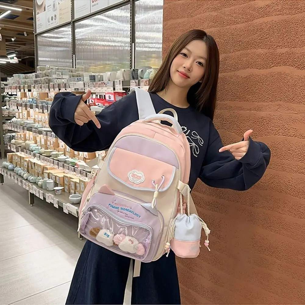 Japanese Style Students School Bags Waterproof Multi Pocket Transparent Pocket Backpack Unisex Zipper Closure Lolita Itabag
Japanese Style Students School Bags Waterproof Multi Pocket Transparent Pocket Backpack Unisex Zipper Closure Lolita Itabag