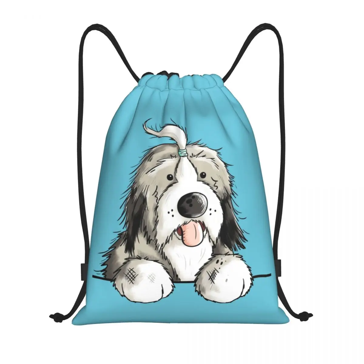 Custom Happy Bearded Collie Dog Drawstring Bags Women Men Lightweight Pet Animal Sports Gym Storage Backpack
Custom Happy Bearded Collie Dog Drawstring Bags Women Men Lightweight Pet Animal Sports Gym Storage Backpack