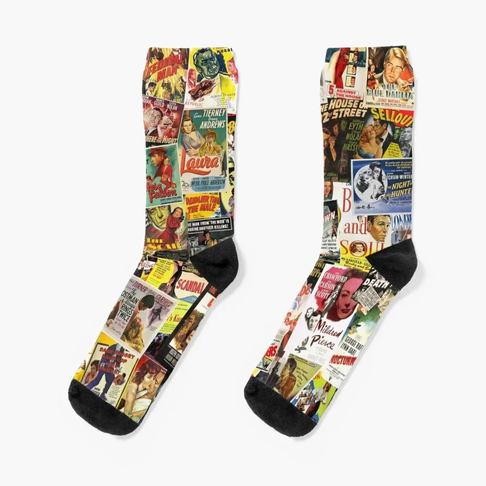 Film Noir Poster Collage Socks cycling compression custom sports Socks Men's Women's
Film Noir Poster Collage Socks cycling compression custom sports Socks Men's Women's