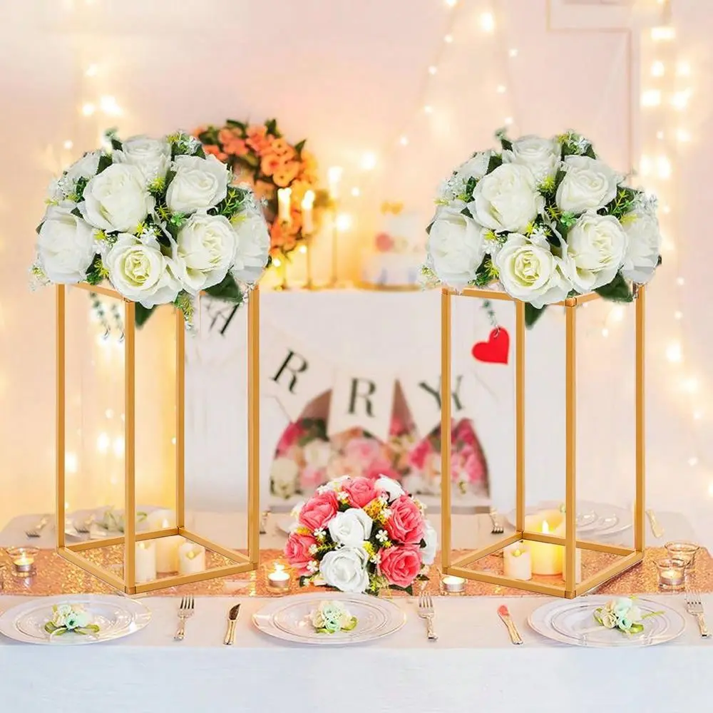 Metal Flower Plant Stands, 15.7inch Tall Geometric Stand Centerpiece Vase Planter For Home Decor ,Wedding Parties Decoration
Metal Flower Plant Stands, 15.7inch Tall Geometric Stand Centerpiece Vase Planter For Home Decor ,Wedding Parties Decoration