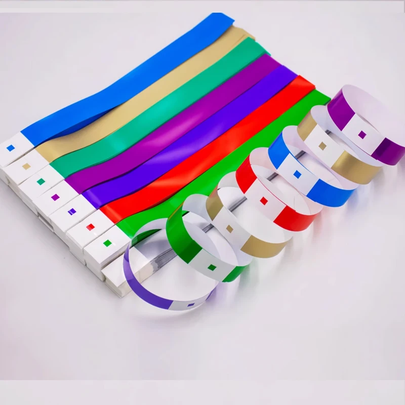 100pcs/lot pure color party bracelet ,disposable wristband waterproof amusement park identification tickets,party favor
100pcs/lot pure color party bracelet ,disposable wristband waterproof amusement park identification tickets,party favor