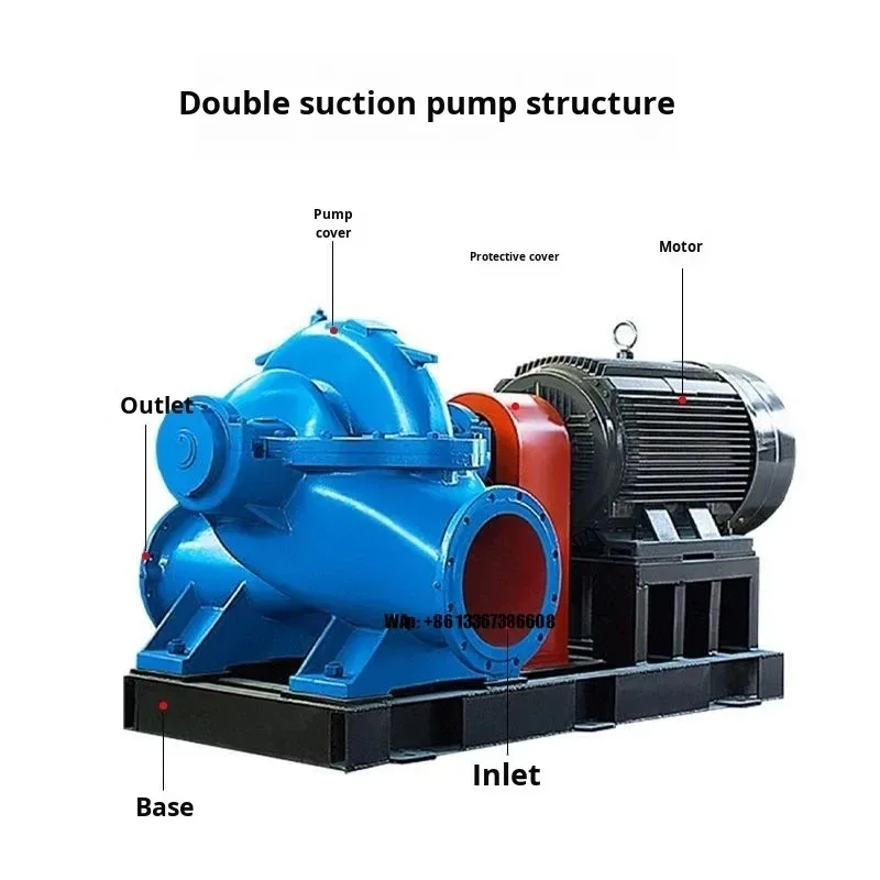 Manufacturer's Water Conservancy Double Suction Pump Sh Horizontal Single-Stage Large-Flow Irrigation Centrifugal Sewage High
Manufacturer's Water Conservancy Double Suction Pump Sh Horizontal Single-Stage Large-Flow Irrigation Centrifugal Sewage High