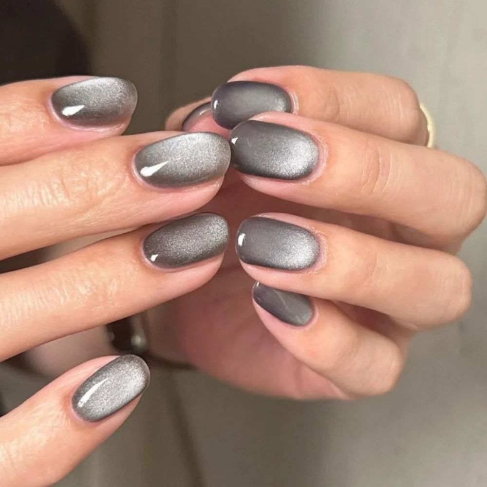 24pcs Simple Purple Cat's Eye Full Cover Nail Gem Design Press on Nails Short Round False Nails Tips Finished Wearable Fake Nail
24pcs Simple Purple Cat's Eye Full Cover Nail Gem Design Press on Nails Short Round False Nails Tips Finished Wearable Fake Nail