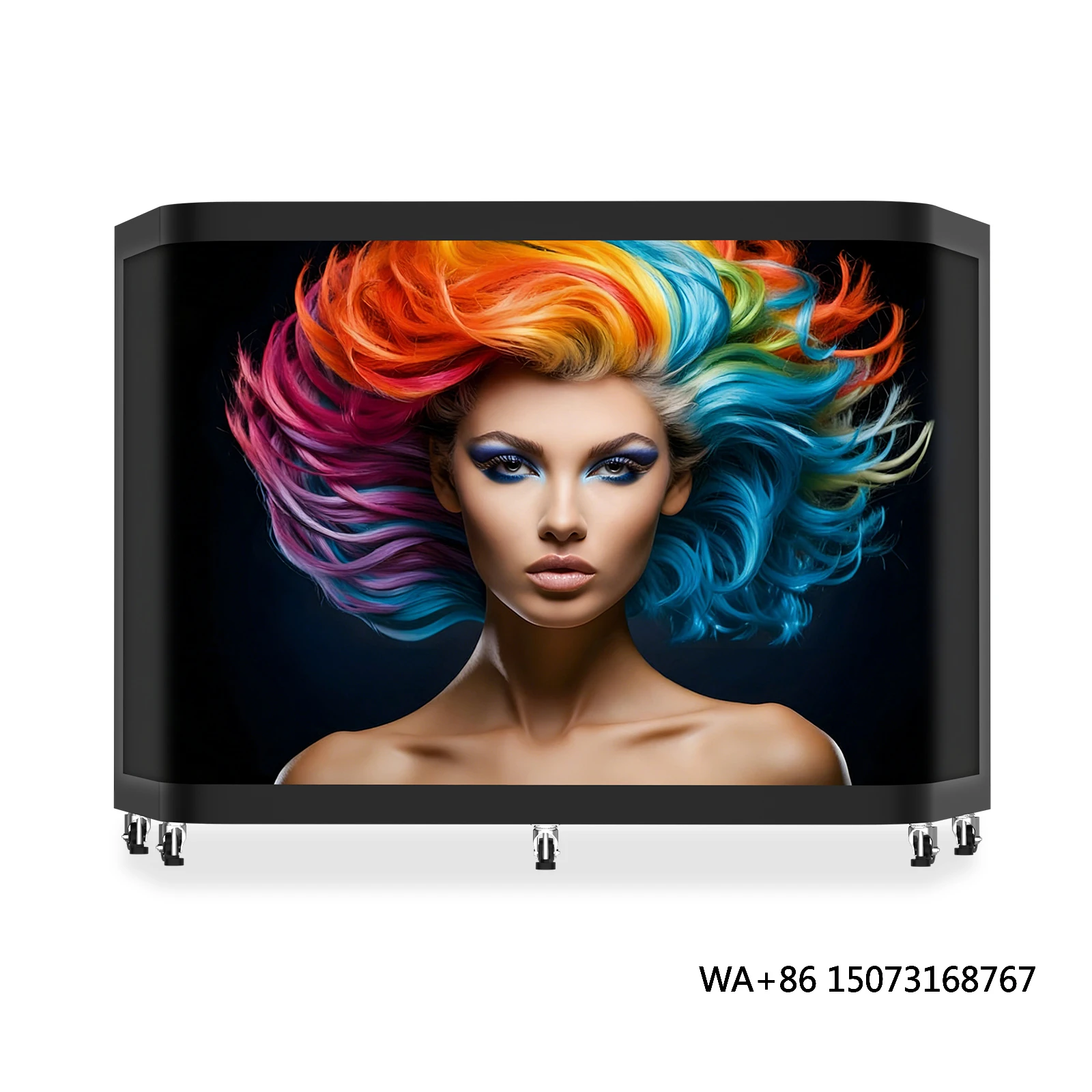 Portable DJ Booth Curved LED Screen Display Curced with LED Display for Stage Performances, Music Events, Concerts
Portable DJ Booth Curved LED Screen Display Curced with LED Display for Stage Performances, Music Events, Concerts