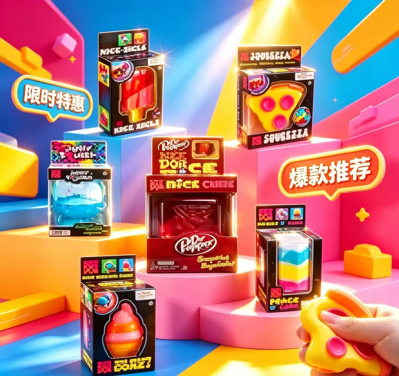 Schylling Needoh Nice Cube Sensory Nice-Sicle Stress Relief Squishy Cube Anti-Anxiety Squeeze Object For Focus ADHD Population
Schylling Needoh Nice Cube Sensory Nice-Sicle Stress Relief Squishy Cube Anti-Anxiety Squeeze Object For Focus ADHD Population