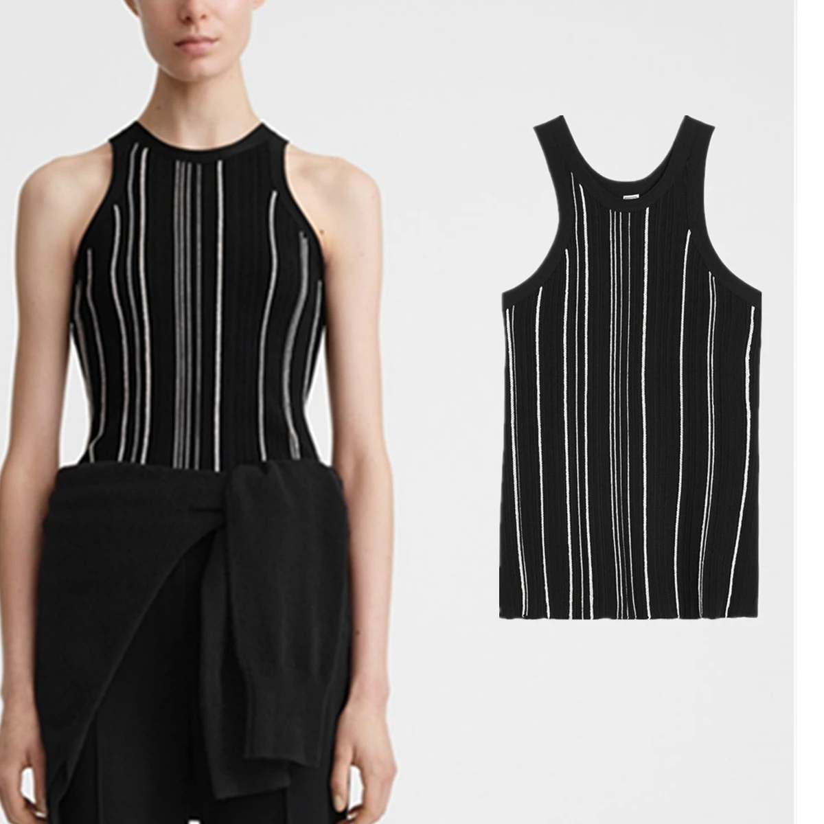 Maxdutti Striped Camisetas Verano Mujer 2024 Fashion Ladies Minimalist Retro Basic Tank T-shirt Women Tops
Maxdutti Striped Camisetas Verano Mujer 2024 Fashion Ladies Minimalist Retro Basic Tank T-shirt Women Tops