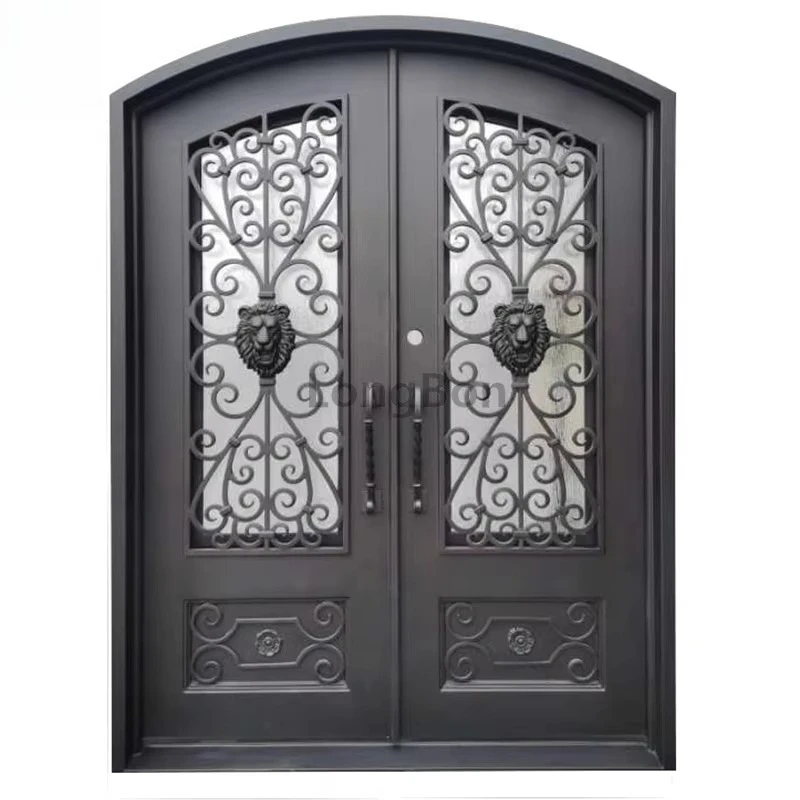 Custom antique wrought iron entrance door handmade from classic steel for villa elegant entrance door decoration
Custom antique wrought iron entrance door handmade from classic steel for villa elegant entrance door decoration