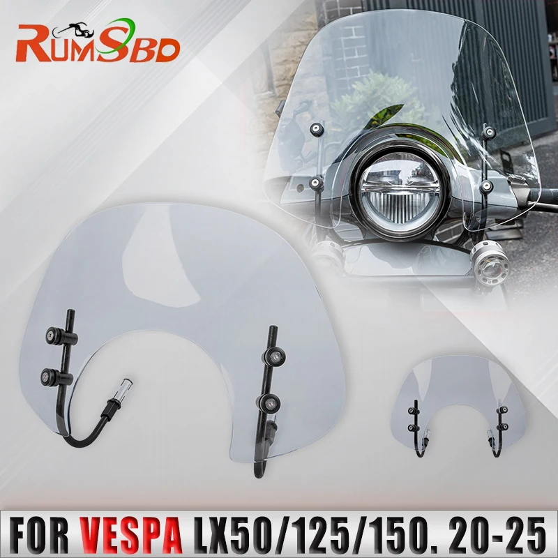 Motorcycle Windshield Air Wind Deflector Windscreen Dust Proof Protector For Piaggio Vespa GTS 250 300 LX125 LX150 LX50
Motorcycle Windshield Air Wind Deflector Windscreen Dust Proof Protector For Piaggio Vespa GTS 250 300 LX125 LX150 LX50