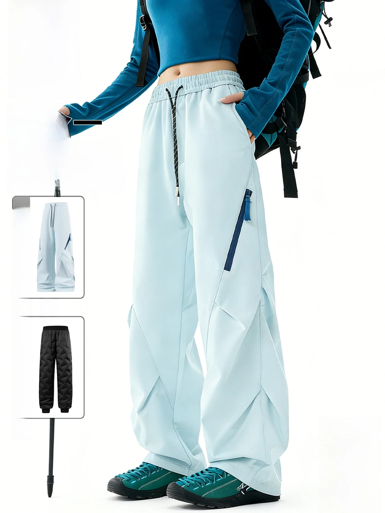 Мужские зимние лыжные брюки Paul Frank: утепленные, функциональные, для активного отдыха, молодежные, повседневные, с технологией Tee-In-One, из полиэфирного волокна
Мужские зимние лыжные брюки Paul Frank: утепленные, функциональные, для активного отдыха, молодежные, повседневные, с технологией Tee-In-One, из полиэфирного волокна