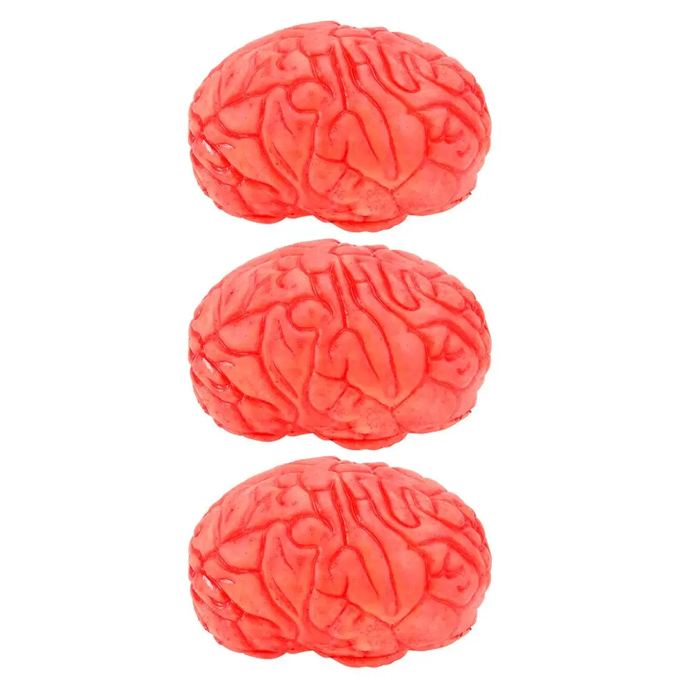 3 Pcs Simulated Human Brains Props Vivid Realistic Design Halloween Party Supplies Decorative Vinyl Materials Fake Brain Gadgets
3 Pcs Simulated Human Brains Props Vivid Realistic Design Halloween Party Supplies Decorative Vinyl Materials Fake Brain Gadgets