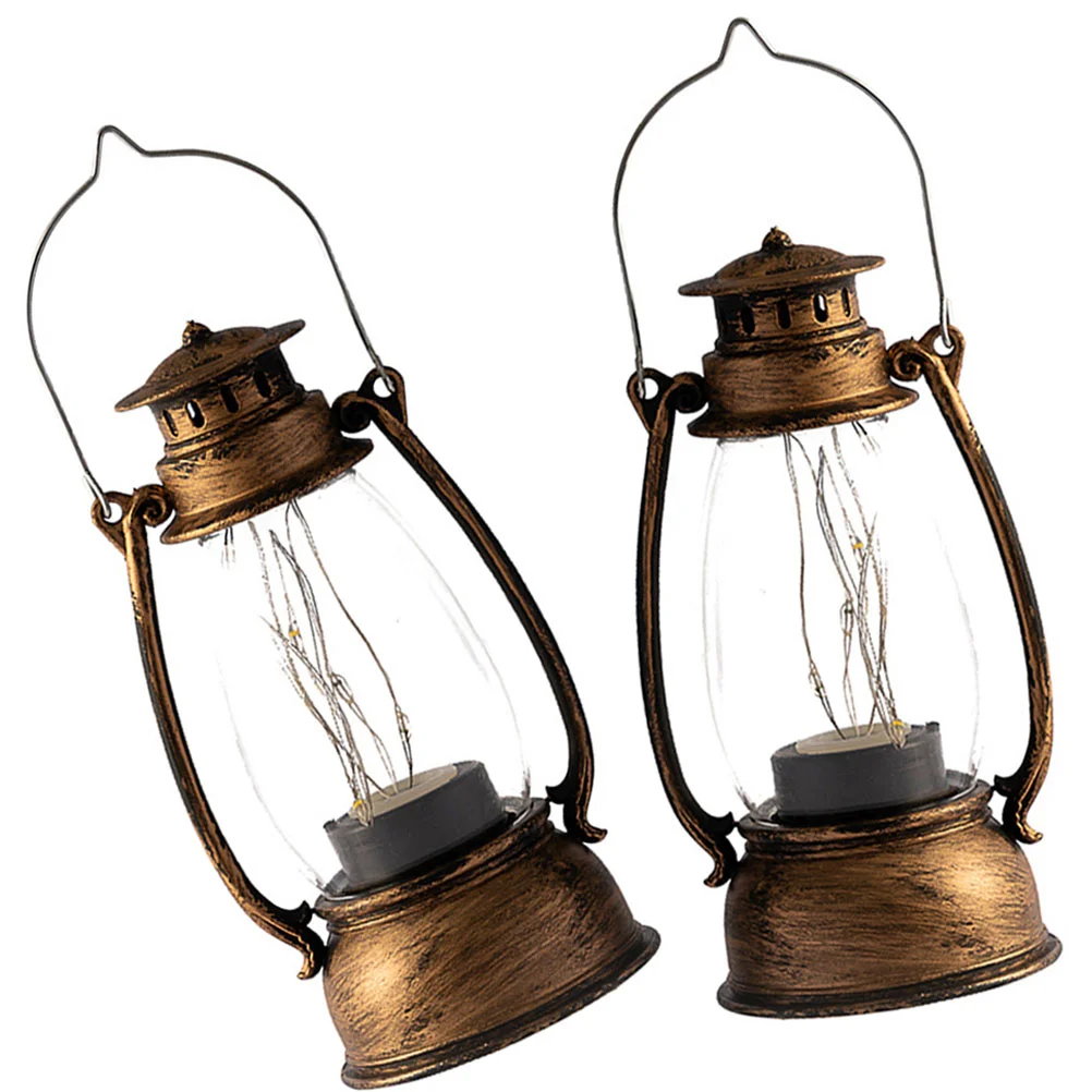 2 Pcs Retro Lamp Replacement Solar Light Top Power Lights for Outdoors Electronic Kerosene Row of
2 Pcs Retro Lamp Replacement Solar Light Top Power Lights for Outdoors Electronic Kerosene Row of