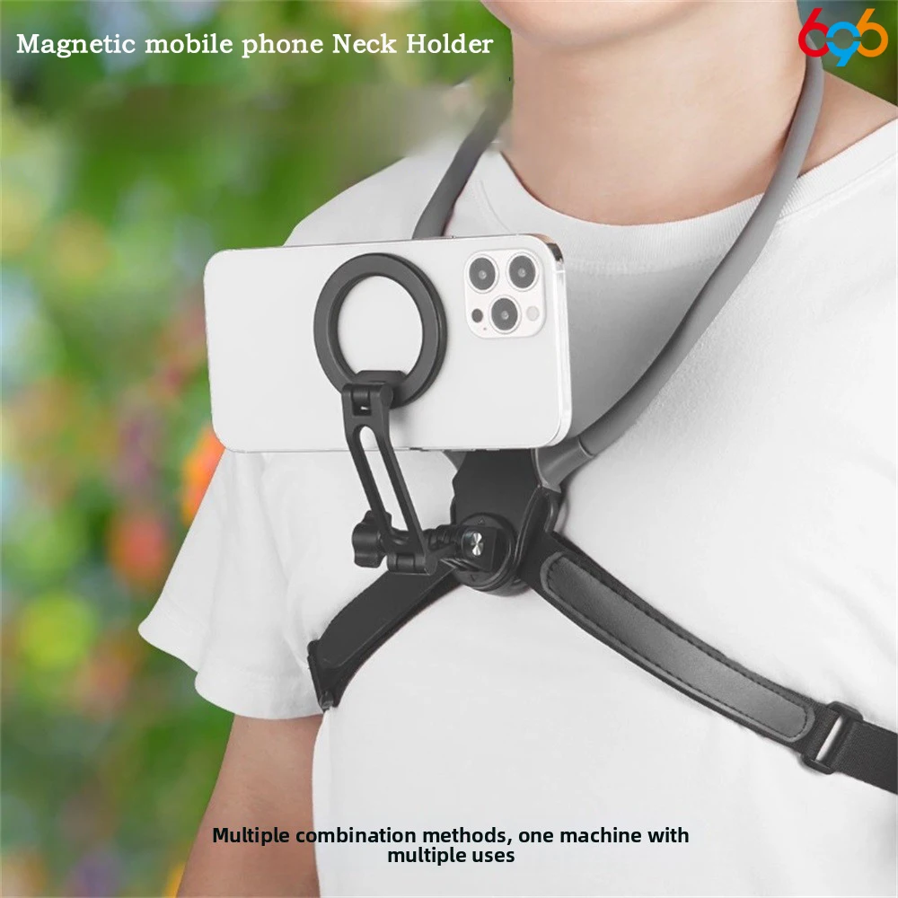 Travel Neck Bracket Magnetic Bracket Fixed Holder Outdoor Shockproof Mobile Phone Holder Camera Mount For GoPro For Iphone 16
Travel Neck Bracket Magnetic Bracket Fixed Holder Outdoor Shockproof Mobile Phone Holder Camera Mount For GoPro For Iphone 16