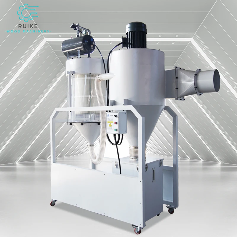 Portable Cyclone Extractor Dust Collector for Woodworking New Condition Filter for Edge Banding Machine Sawdust Collection
Portable Cyclone Extractor Dust Collector for Woodworking New Condition Filter for Edge Banding Machine Sawdust Collection