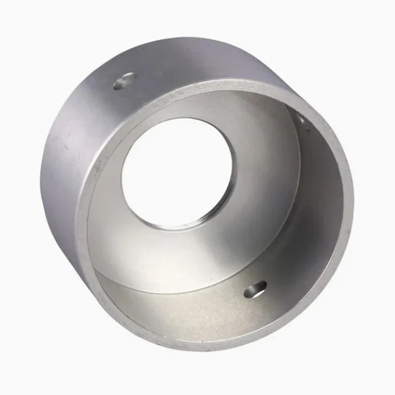 OEM Factory Customized CNC Lathe Milling Machine Spare Parts Aluminum Alloy Silver Anodized Porous Connecting Sleeve
OEM Factory Customized CNC Lathe Milling Machine Spare Parts Aluminum Alloy Silver Anodized Porous Connecting Sleeve