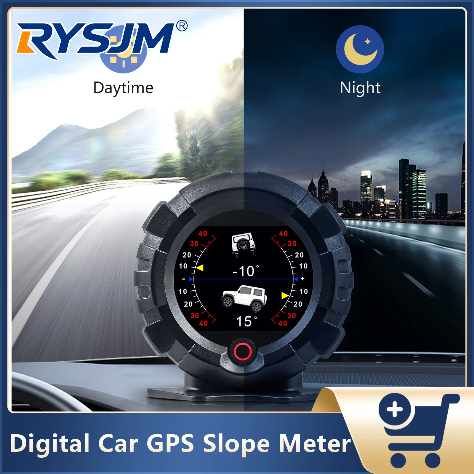 X95 Car GPS Slope Meter Digital Head Up Display Inclinometer Speedometer Off-road Car Pitch Slope Angle Meter Altitude Latitude
X95 Car GPS Slope Meter Digital Head Up Display Inclinometer Speedometer Off-road Car Pitch Slope Angle Meter Altitude Latitude