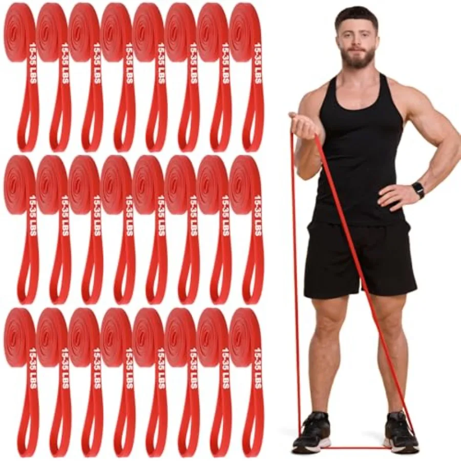 24 Pack Resistance Bands Bulk Pull up Assist Bands for Strength Training Physical Therapy Group Workouts and Home Fitness Porta
24 Pack Resistance Bands Bulk Pull up Assist Bands for Strength Training Physical Therapy Group Workouts and Home Fitness Porta