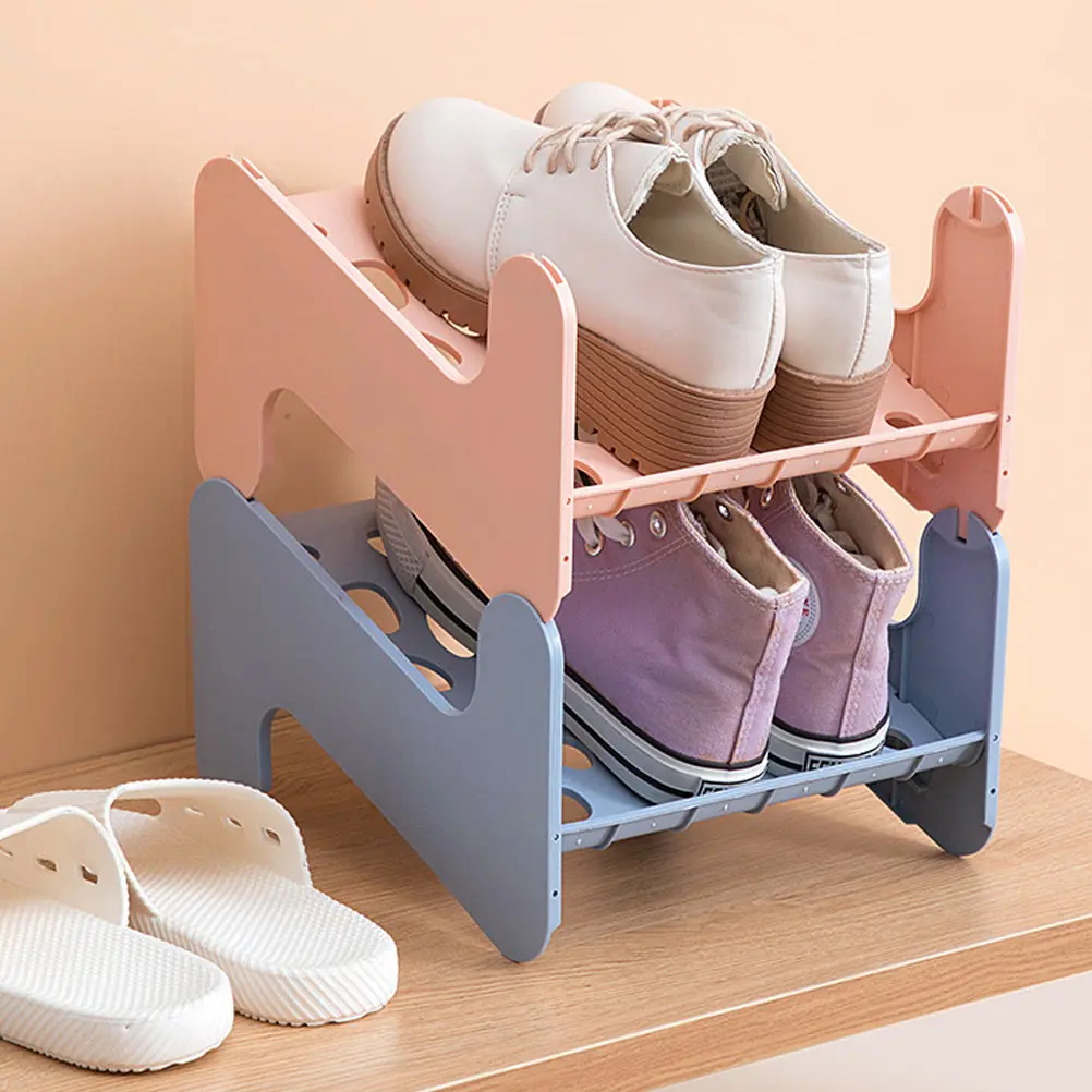 Plastic Shoe Rack Safe Hollow Pattern Ventilated Moisture Proof Non Slip Baffle Protect Shoes Tidy Clean Home Storage
Plastic Shoe Rack Safe Hollow Pattern Ventilated Moisture Proof Non Slip Baffle Protect Shoes Tidy Clean Home Storage