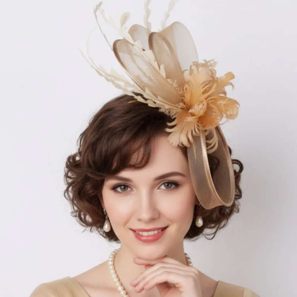 Royal Ascot Ladies Derby Hats Headdress Flower Vintage Horse Racing Festival Hat Elegant Hair Accessories Mesh Fascinator Hat
Royal Ascot Ladies Derby Hats Headdress Flower Vintage Horse Racing Festival Hat Elegant Hair Accessories Mesh Fascinator Hat
