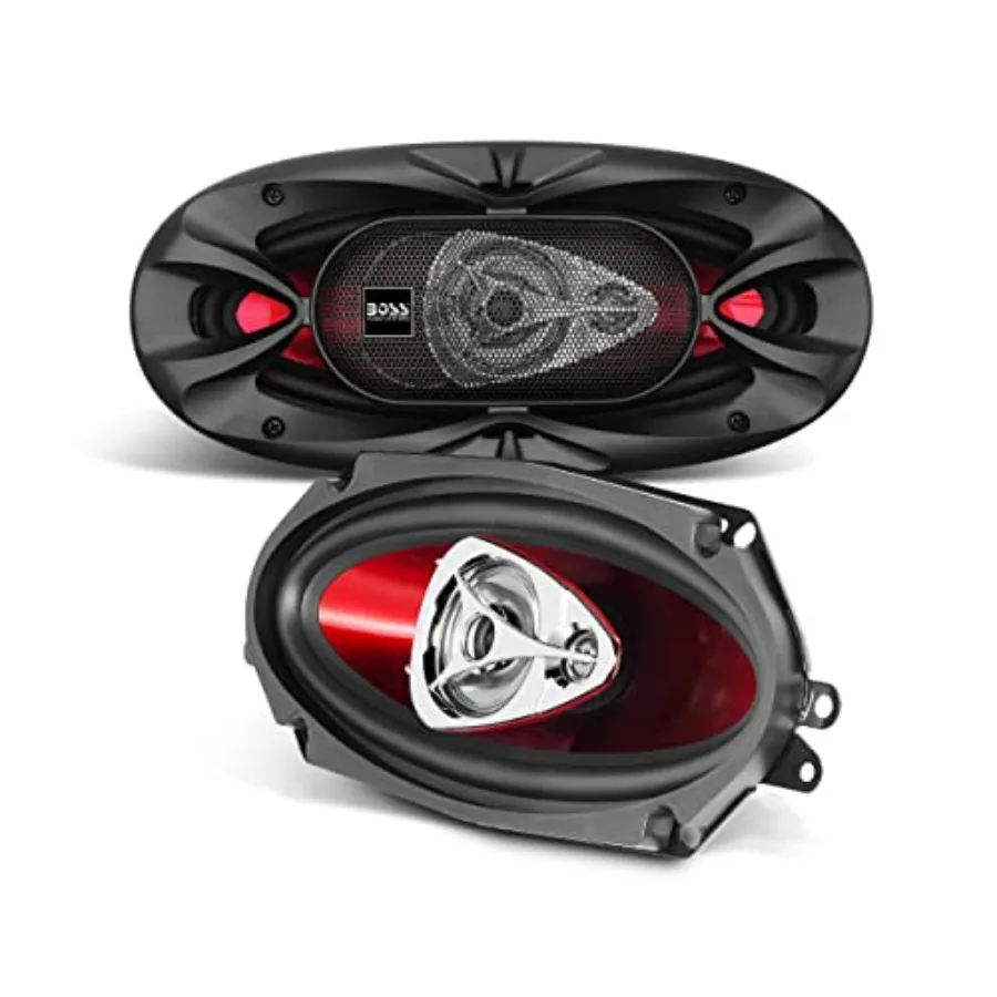 Car door speakers for automotive use, polypropylene cone with rubber surround, black color, 400W peak power handling, 3-way des
Car door speakers for automotive use, polypropylene cone with rubber surround, black color, 400W peak power handling, 3-way des