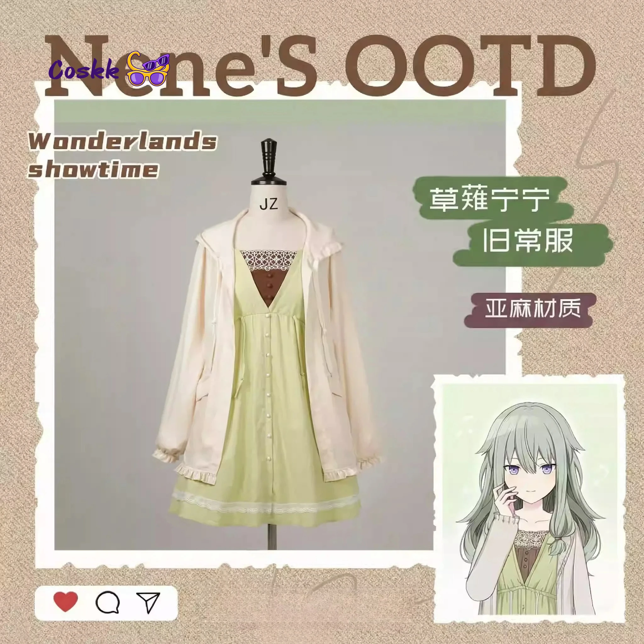 2026 Newly Otori Emu Cosplay costume Halloween Christmas Role PJSK Cute Dress Women Dress S-XL Newly Kusanagi Nene Cure Newly
2026 Newly Otori Emu Cosplay costume Halloween Christmas Role PJSK Cute Dress Women Dress S-XL Newly Kusanagi Nene Cure Newly