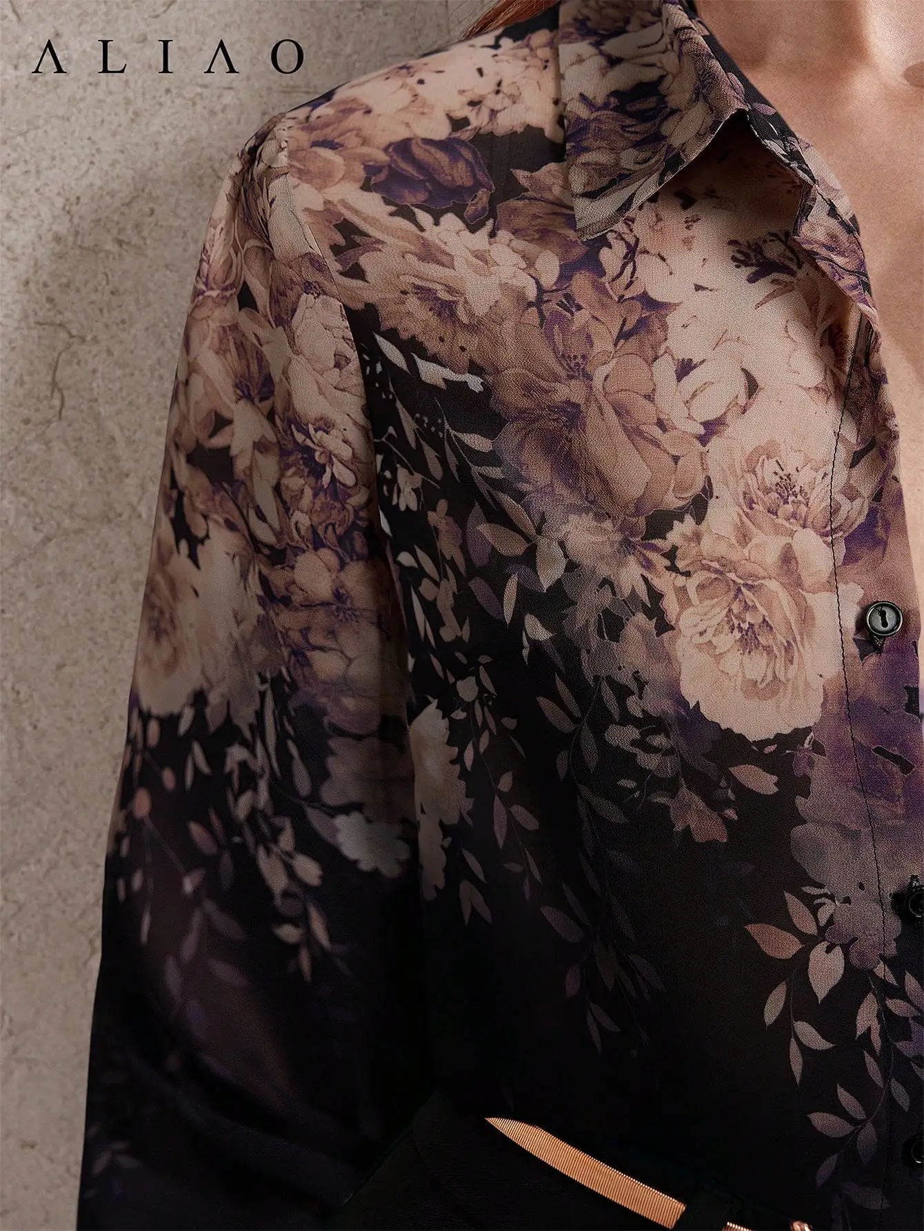 Elegant Floral Print Sheer Long Sleeve Blouse Button Up Women
Elegant Floral Print Sheer Long Sleeve Blouse Button Up Women