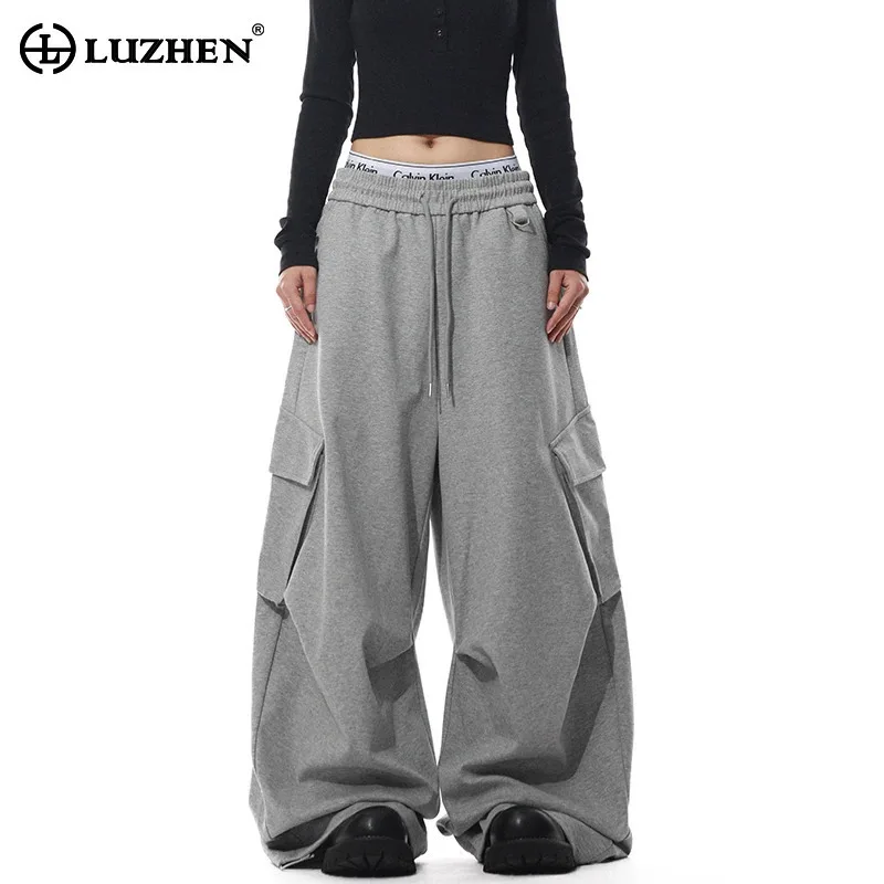 LUZHEN 2025 New Solid Color Multi Pockets Baggy Elastic Waist Cargo Pants Men's Fashion Handsome Sports Sweatpants Male JY4993
LUZHEN 2025 New Solid Color Multi Pockets Baggy Elastic Waist Cargo Pants Men's Fashion Handsome Sports Sweatpants Male JY4993