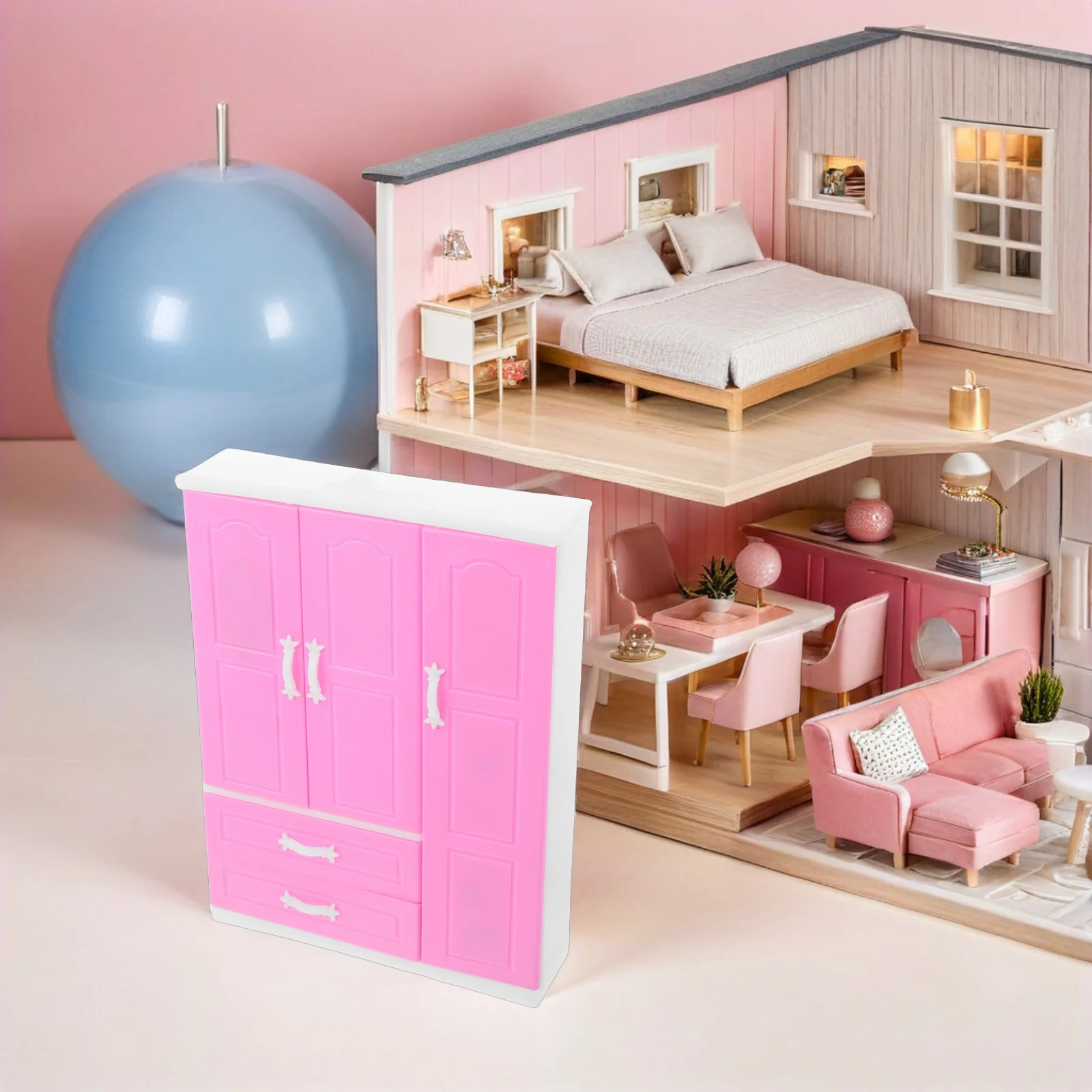 1pcs Miniature Dollhouse Wardrobe Closet Princess Style Compact Design Durable Materials Pretend Play For Kids Bedroom Decor
1pcs Miniature Dollhouse Wardrobe Closet Princess Style Compact Design Durable Materials Pretend Play For Kids Bedroom Decor