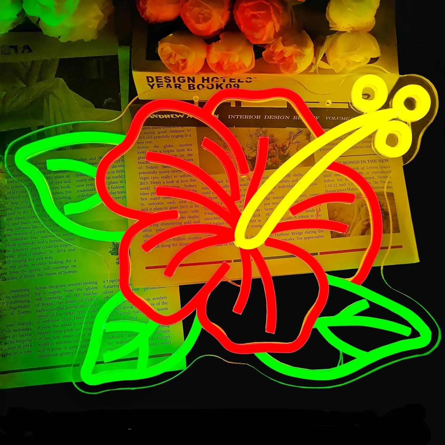 Hibiscus Flower Neon Sign USB Dimmable LED Neon Light Multicolor for Beach Shop Bedroom Salon Wedding Backdrop Wall Decor Light
Hibiscus Flower Neon Sign USB Dimmable LED Neon Light Multicolor for Beach Shop Bedroom Salon Wedding Backdrop Wall Decor Light