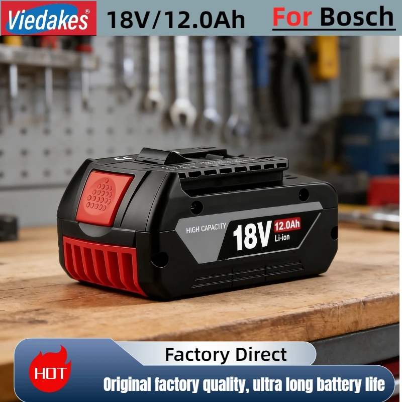 ️ ️ Для аккумуляторной батареи для электроинструментов Bosch 18 В со светодиодной литий-ионной заменой BL1860B BL1860 BL1850 + зарядное устройство 2 А
️ ️ Для аккумуляторной батареи для электроинструментов Bosch 18 В со светодиодной литий-ионной заменой BL1860B BL1860 BL1850 + зарядное устройство 2 А