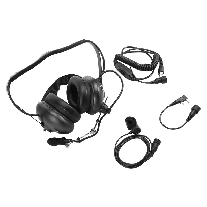 Ingenious-Noise Cancelling Aviation Microphone Headset Walkie Talkie Earpiece Head-Mounted Noise Reduction Ear Covers
Ingenious-Noise Cancelling Aviation Microphone Headset Walkie Talkie Earpiece Head-Mounted Noise Reduction Ear Covers