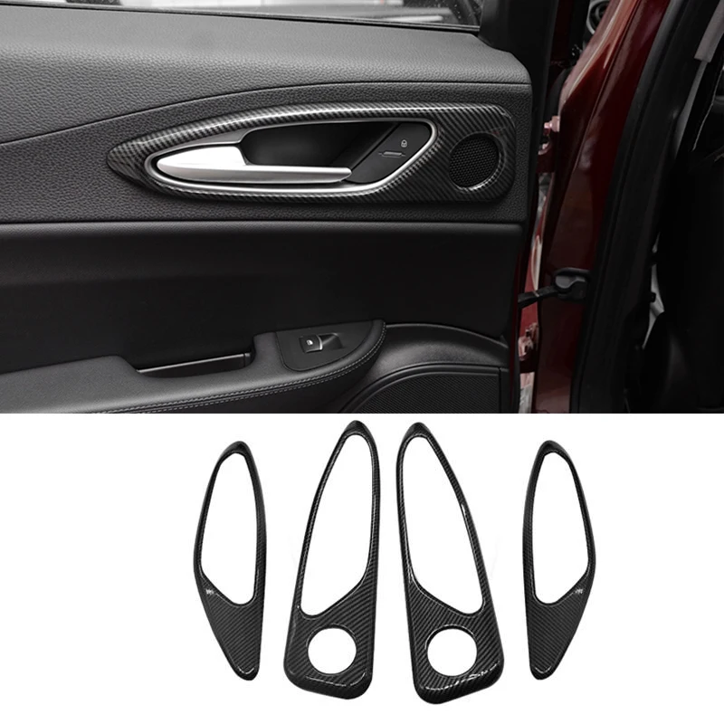 Car Door Inner Handles Panel Decoration Cover Stickers For Alfa Romeo Giulia Interior modification Accessories
Car Door Inner Handles Panel Decoration Cover Stickers For Alfa Romeo Giulia Interior modification Accessories