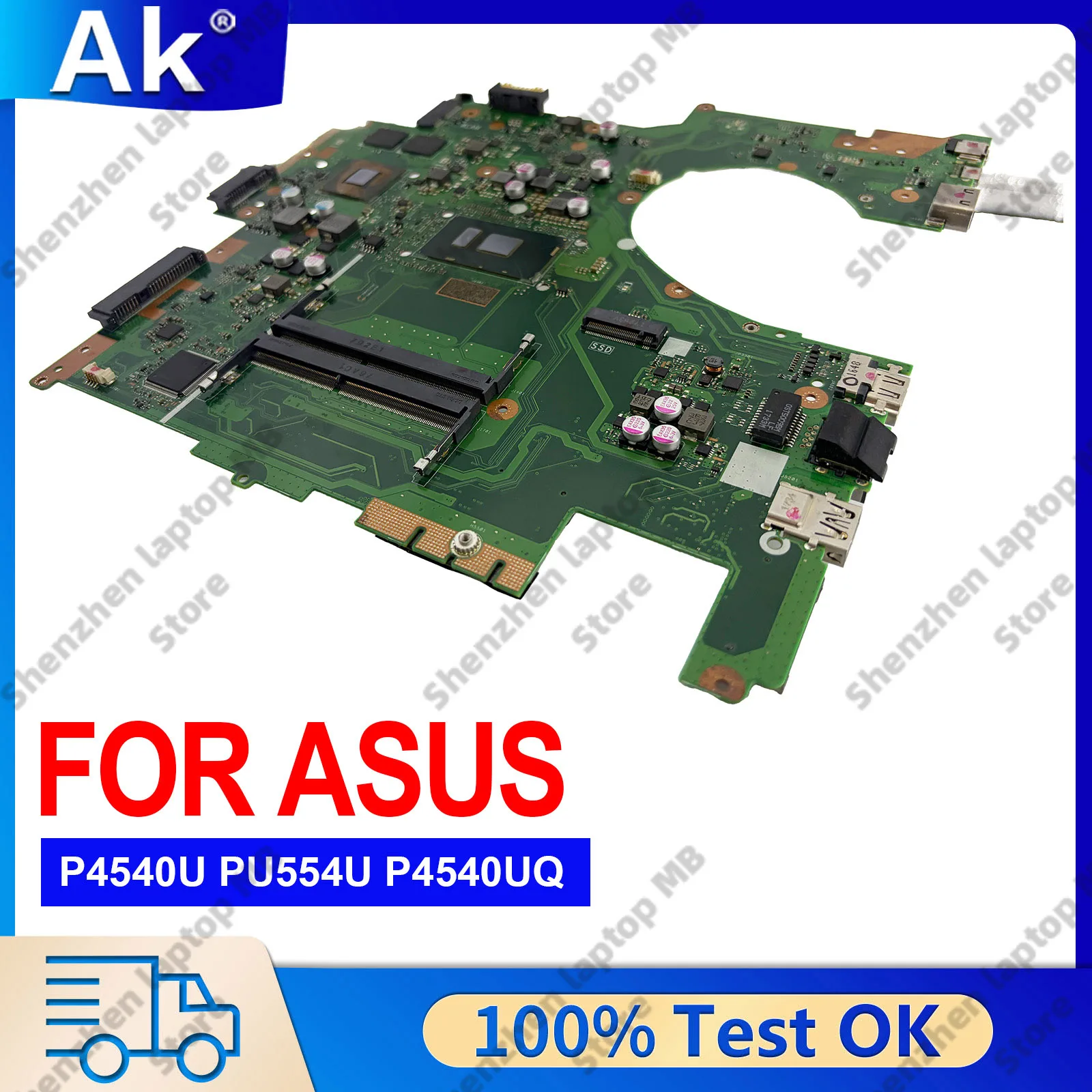 P4540UQ Laptop Motherboard For ASUS ProArt P4540U PU554U P4540UQ PRO454UQ Notebook Mainboard With I3 I5 I7 CPU 100% tests OK stk
P4540UQ Laptop Motherboard For ASUS ProArt P4540U PU554U P4540UQ PRO454UQ Notebook Mainboard With I3 I5 I7 CPU 100% tests OK stk