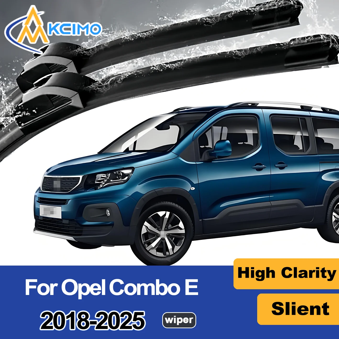 2PCS New Wiper Blades for Opel Combo E K9 2018-2025 Peugeot Rifter Citroën Berlingo Peugeot Partner Toyota ProAce City Vauxhall 
2PCS New Wiper Blades for Opel Combo E K9 2018-2025 Peugeot Rifter Citroën Berlingo Peugeot Partner Toyota ProAce City Vauxhall