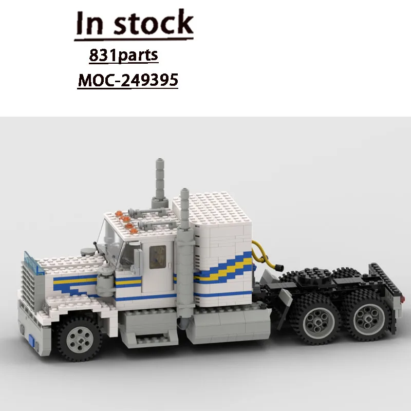 MOC-249395New Classic Cargo Flat-Nose Semi-Trailer Truck Building Block Model 831Parts Boys' Children Birthday New Year Toy Gift
MOC-249395New Classic Cargo Flat-Nose Semi-Trailer Truck Building Block Model 831Parts Boys' Children Birthday New Year Toy Gift