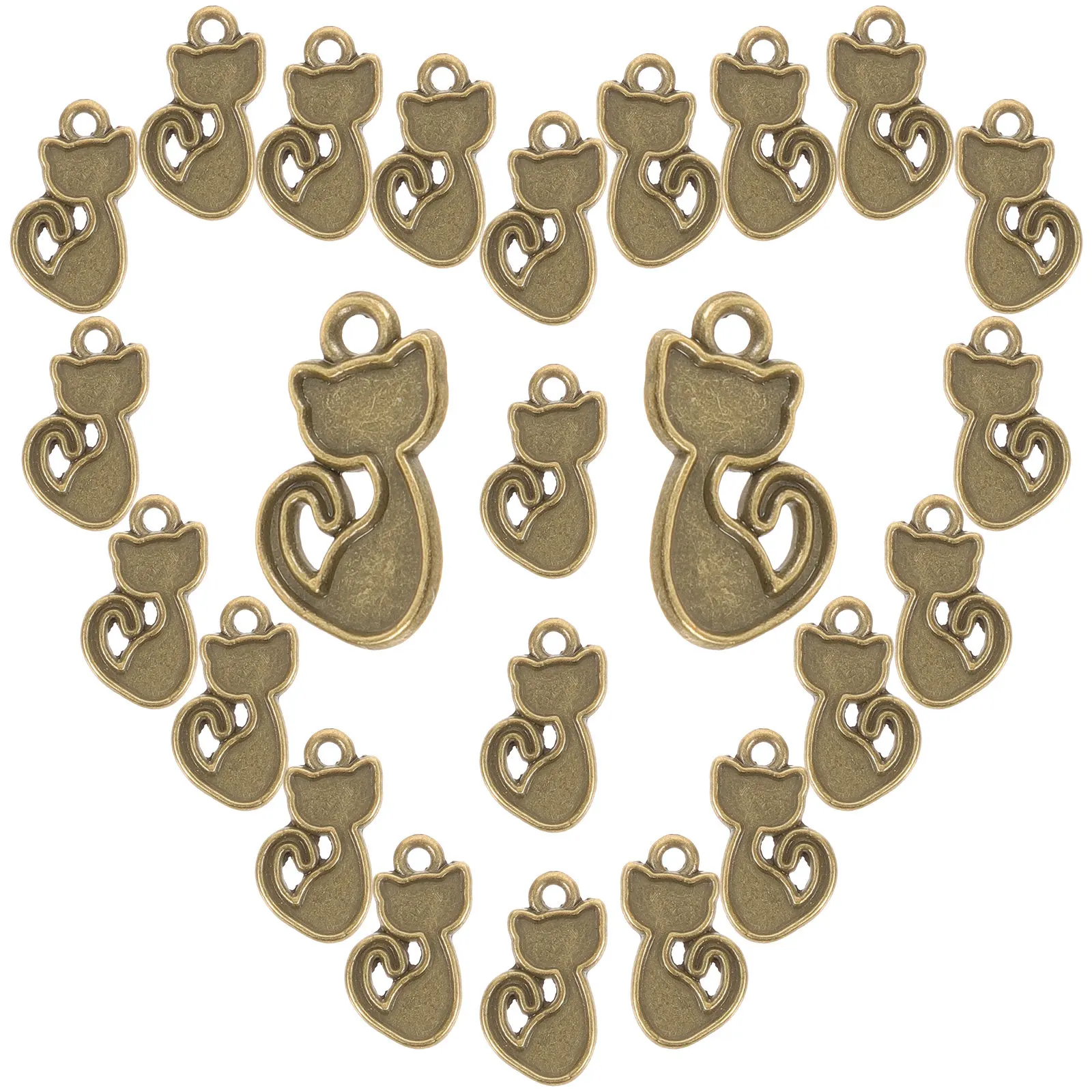 100 шт. ретро-подвесок в виде кошек, маленькие кулоны для самостоятельного изготовления ожерелий, браслетов, серег, аксессуары для рукоделия
100 шт. ретро-подвесок в виде кошек, маленькие кулоны для самостоятельного изготовления ожерелий, браслетов, серег, аксессуары для рукоделия