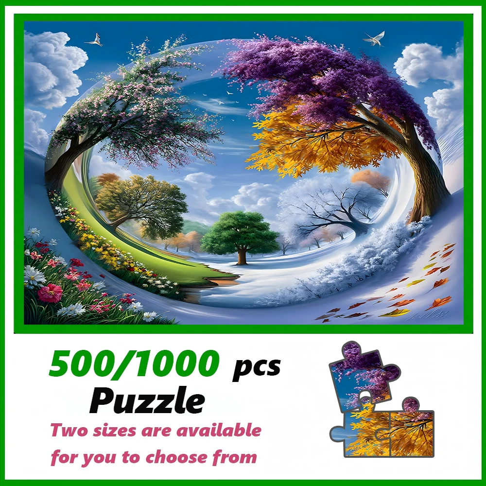 A 500/1000pcs Adult Puzzle Game, High Quality, a Fun Family Game for Stress Relief, Perfect for Birthdays, Christmas, Halloween
A 500/1000pcs Adult Puzzle Game, High Quality, a Fun Family Game for Stress Relief, Perfect for Birthdays, Christmas, Halloween