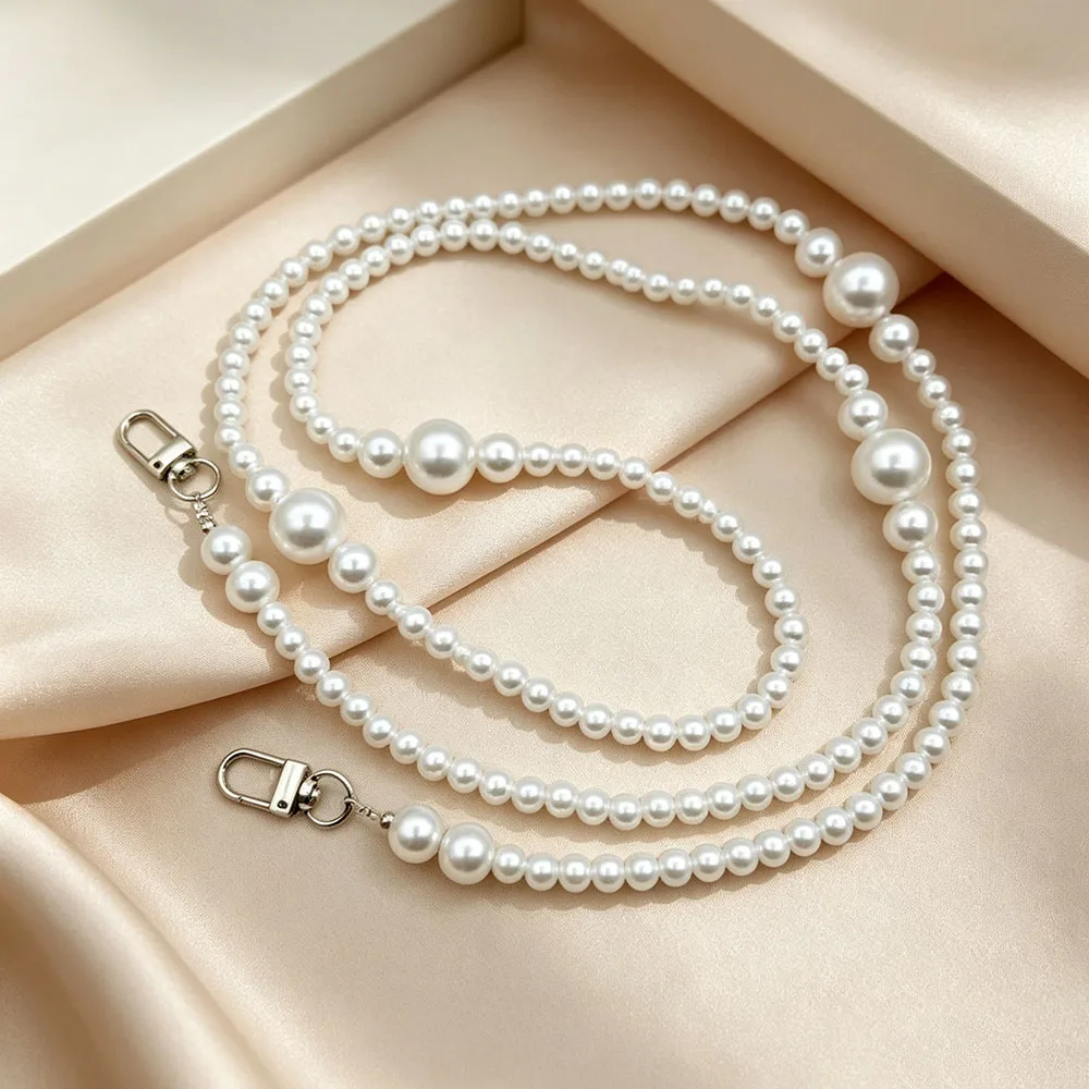 White Pearl Beaded Phone Crossbody Strap Fashion Hands-Free Shoulder Phone Long Lanyard for Women Universal Cell Phone Chains
White Pearl Beaded Phone Crossbody Strap Fashion Hands-Free Shoulder Phone Long Lanyard for Women Universal Cell Phone Chains