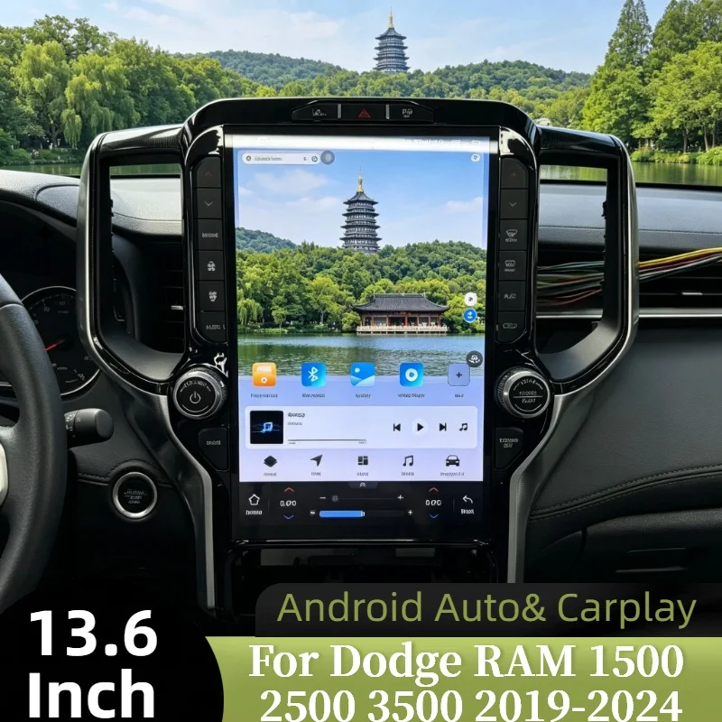 13.6''Android14 Carplay Auto For Dodge RAM 1500 2500 3500 2019 2020-2024 Screen Car Radio Multimedia Player Stereo GPS Head Unit
13.6''Android14 Carplay Auto For Dodge RAM 1500 2500 3500 2019 2020-2024 Screen Car Radio Multimedia Player Stereo GPS Head Unit