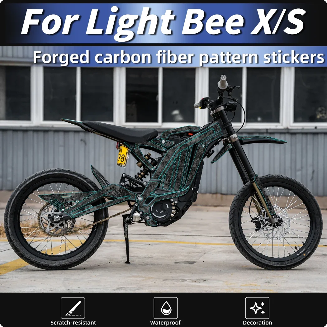 Для Surron Light Bee X/S мотоцикл кованые наклейки из углеродного волокна наборы ремонт украшения защитные аксессуары
Для Surron Light Bee X/S мотоцикл кованые наклейки из углеродного волокна наборы ремонт украшения защитные аксессуары