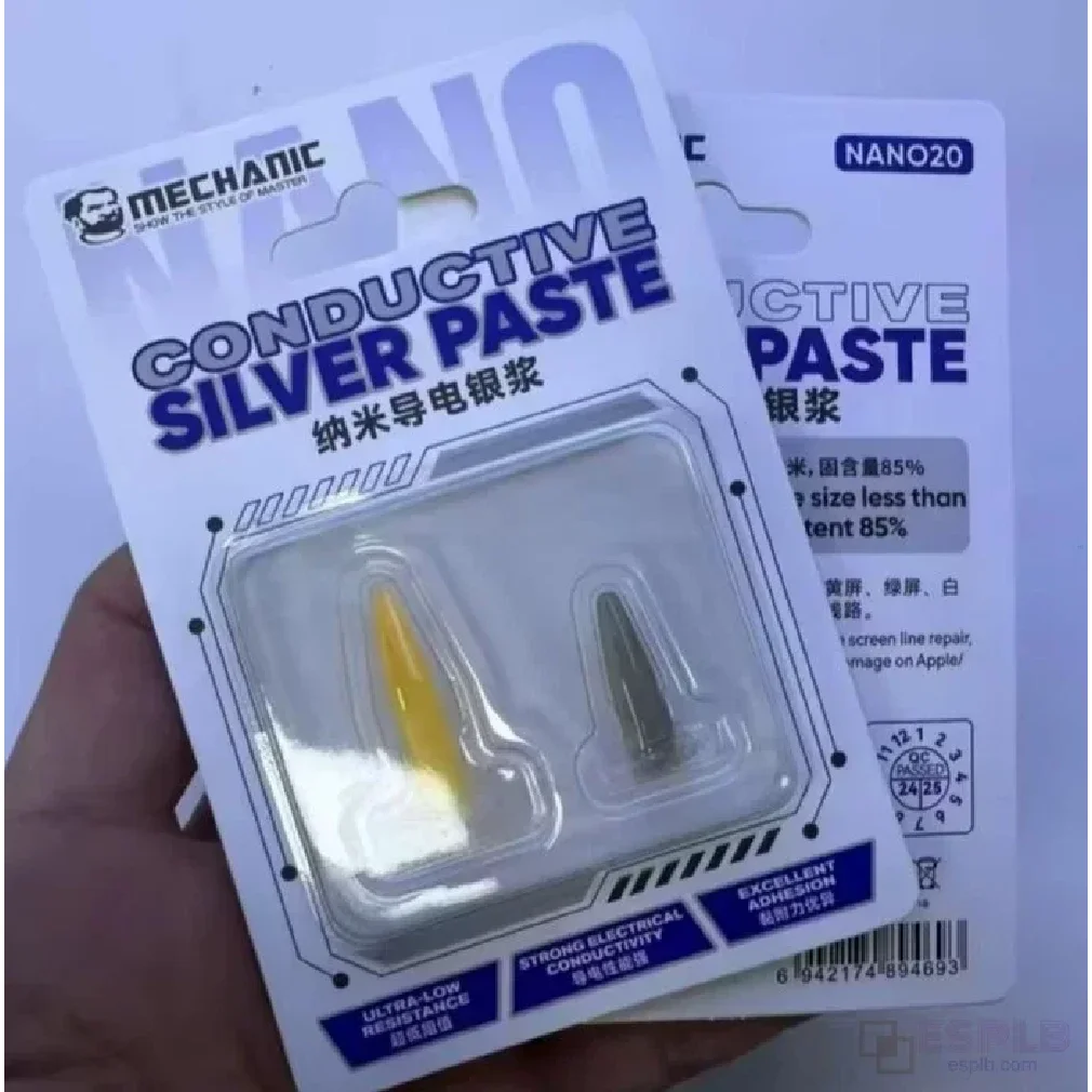 2026MECHANIC NANO20 NANO Conductive Silver Paste Precision Screen Low Resistance Circuit Line Repair Solution for Mobile Phone
2026MECHANIC NANO20 NANO Conductive Silver Paste Precision Screen Low Resistance Circuit Line Repair Solution for Mobile Phone