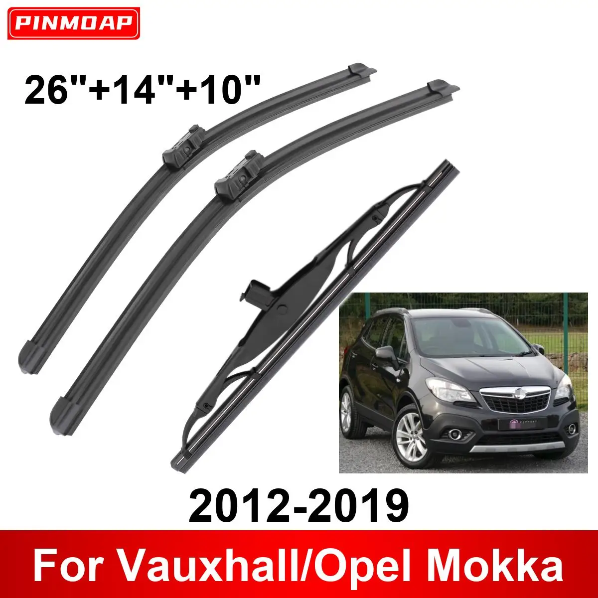 3PCS Car Wiper For Vauxhall/Opel Mokka 2012-2019 Front Rear Wiper Blades Brushes Auto Accessories 2014 2015 2016 2017 2018 2019
3PCS Car Wiper For Vauxhall/Opel Mokka 2012-2019 Front Rear Wiper Blades Brushes Auto Accessories 2014 2015 2016 2017 2018 2019