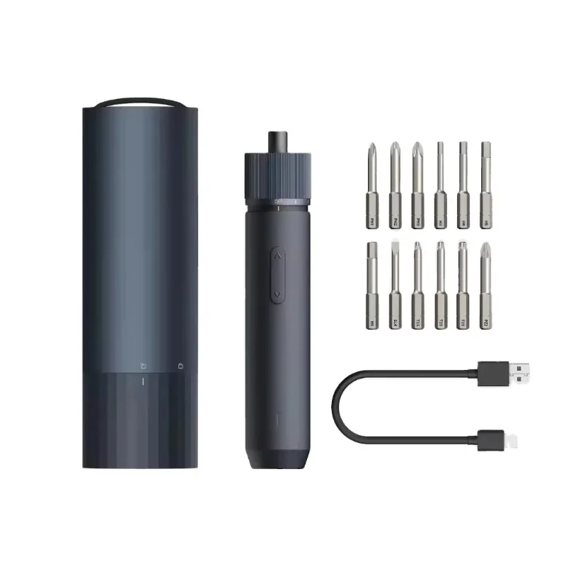 Straight Handle Electric Screwdriver Led Type-c Rechargeable Integrated Screw Driver 50mm 12 pcs screwdriver
Straight Handle Electric Screwdriver Led Type-c Rechargeable Integrated Screw Driver 50mm 12 pcs screwdriver