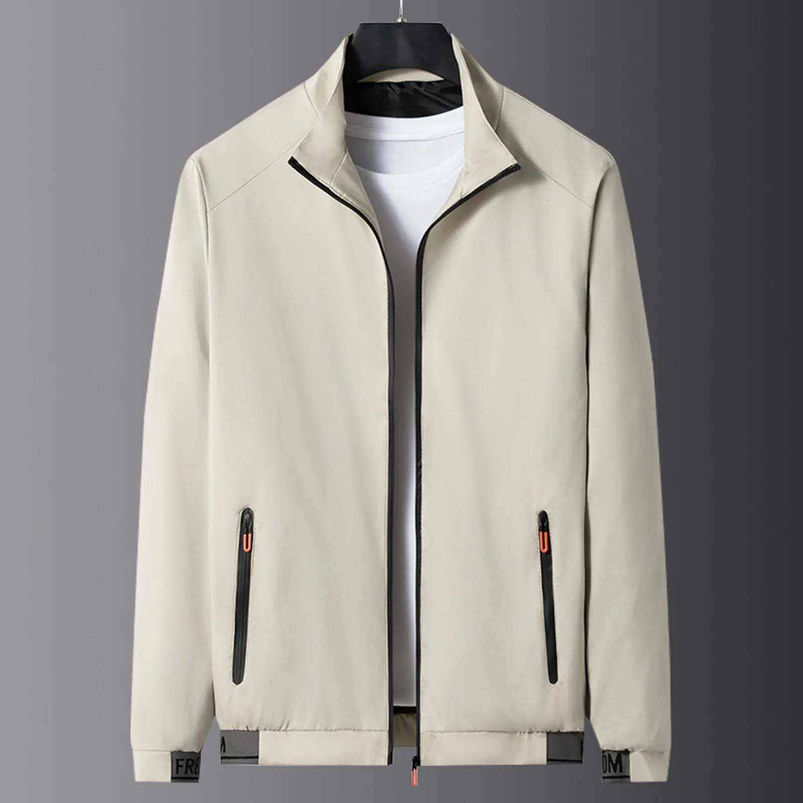 Mens Large Size Solid Short Jacket Stand-Up Collar Zipper Seam Jackets With Pockets Spring Korean Style Casual Oversized Coat
Mens Large Size Solid Short Jacket Stand-Up Collar Zipper Seam Jackets With Pockets Spring Korean Style Casual Oversized Coat