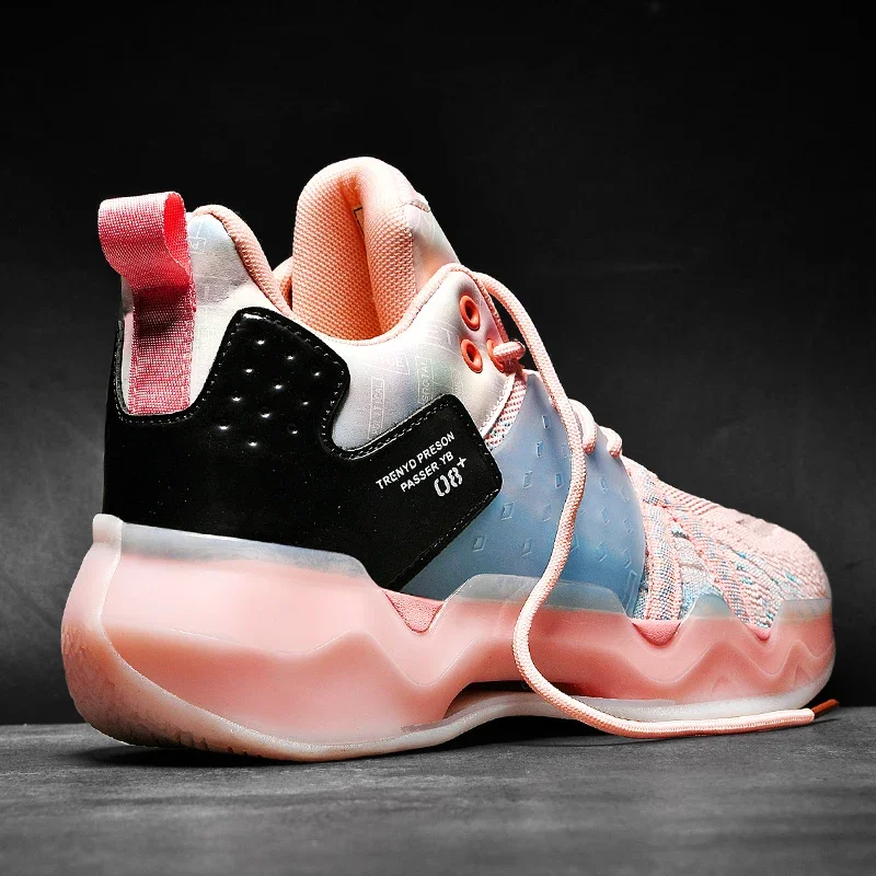 Men's Basketball Shoes Breathable Cushioning Non-Slip Wearable Runing Shoes Gym Training Athletic Basketball Sneakers for Women
Men's Basketball Shoes Breathable Cushioning Non-Slip Wearable Runing Shoes Gym Training Athletic Basketball Sneakers for Women