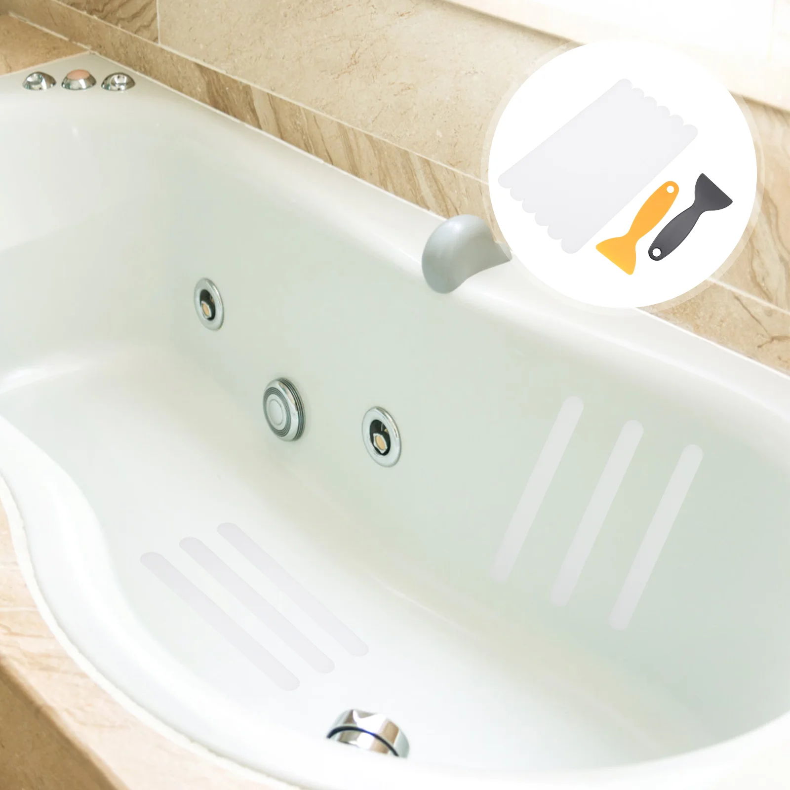 8PCS Anti Stickers 2x20cm Bath Tub Stickers PEVA Nonslip Decals for Bathroom Bathtub Shower Stairs Yellow Black Scrapers
8PCS Anti Stickers 2x20cm Bath Tub Stickers PEVA Nonslip Decals for Bathroom Bathtub Shower Stairs Yellow Black Scrapers