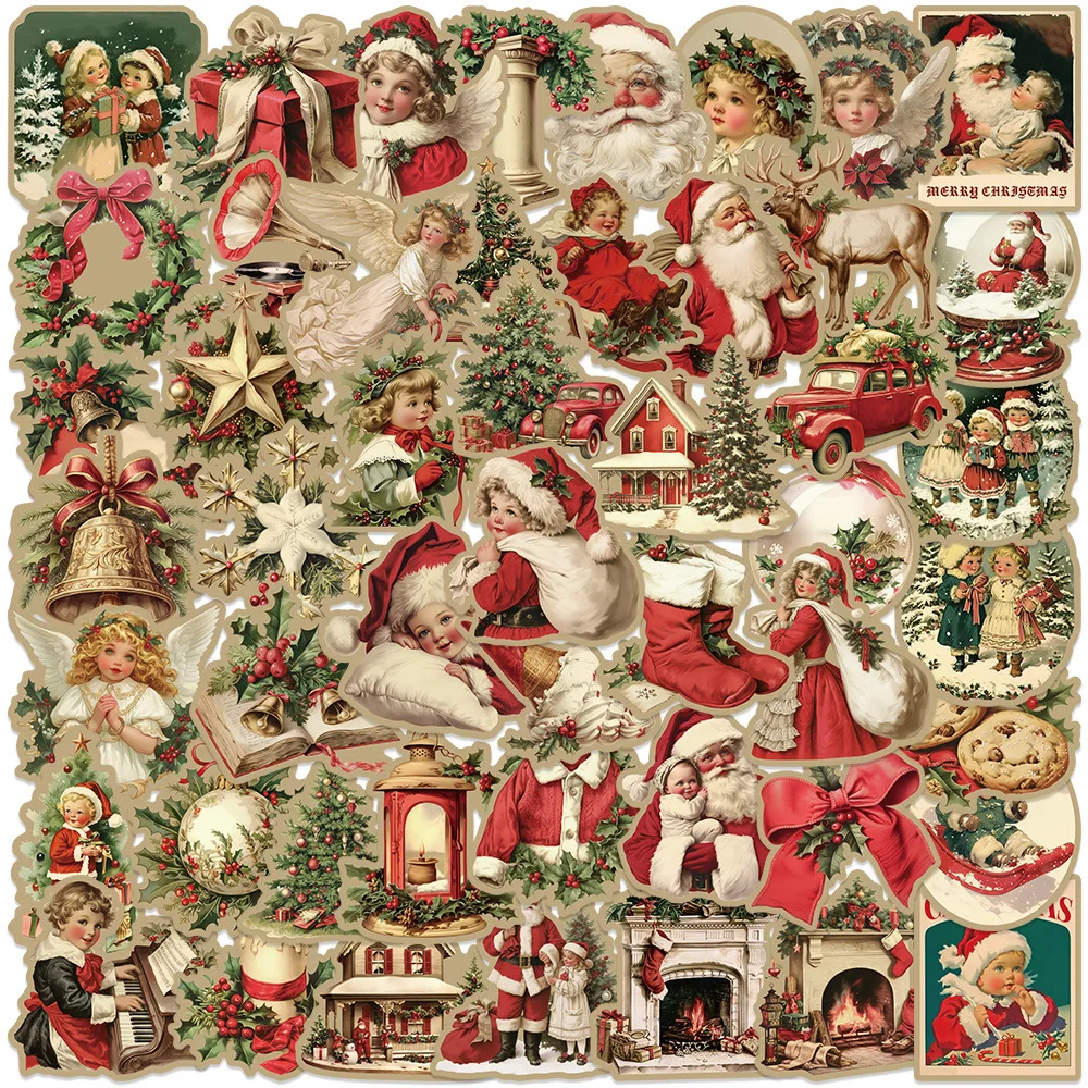 10/30/50PCS Retro Christmas Sticker Cartoon Santa Claus Graffiti Waterproof Decal Kids Toy Decorative Luggage Phone Case Sticker
10/30/50PCS Retro Christmas Sticker Cartoon Santa Claus Graffiti Waterproof Decal Kids Toy Decorative Luggage Phone Case Sticker