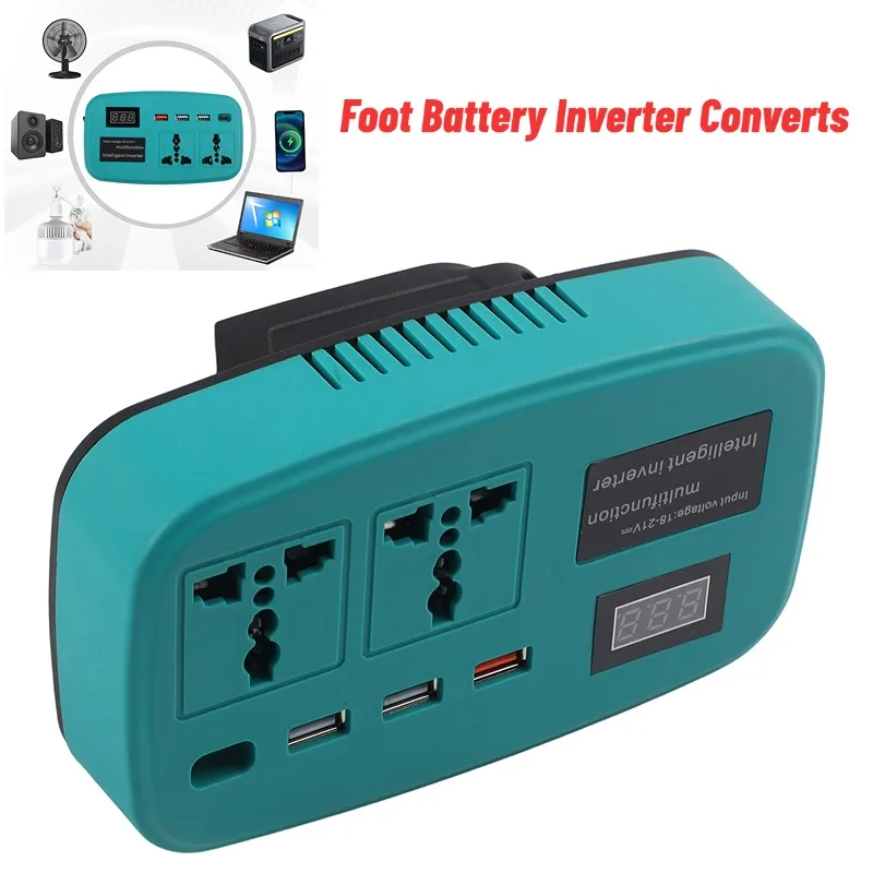 Battery Converter Foot DC To AC 220V Smart Inverter For Outdoor 07394 Foot Inverter Seamlessly DC Convert Power Battery Inverter
Battery Converter Foot DC To AC 220V Smart Inverter For Outdoor 07394 Foot Inverter Seamlessly DC Convert Power Battery Inverter