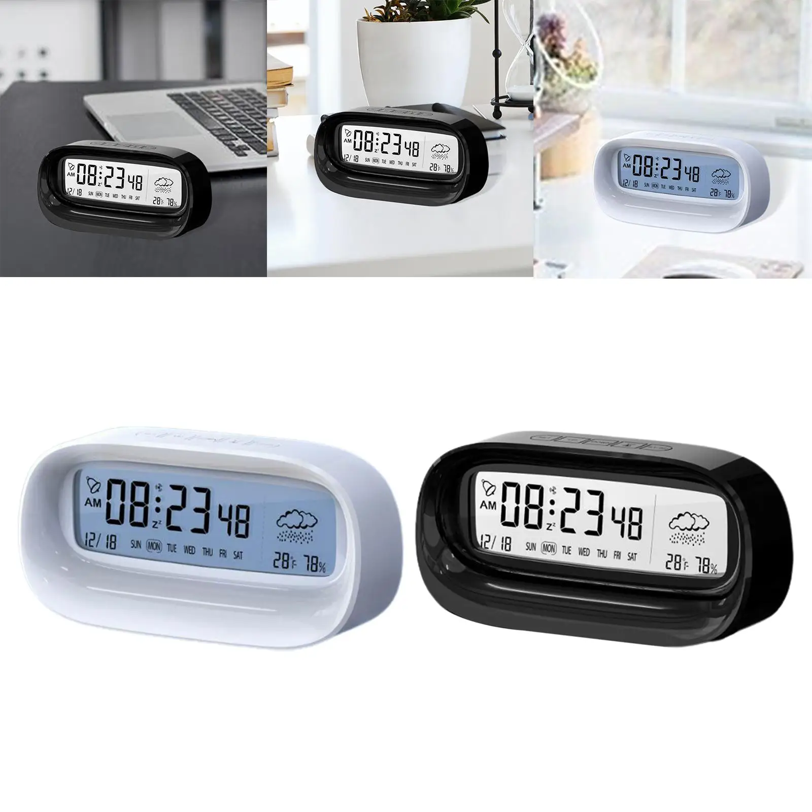 Digital Desktop with Temperature And Humidity Timer Simple to Use with Silent Weather Station for Travel, Bedroom
Digital Desktop with Temperature And Humidity Timer Simple to Use with Silent Weather Station for Travel, Bedroom
